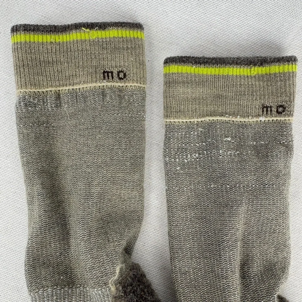 Smartwool Mens Phd Outdoor Light Crew Socks‎ Sz M (6-8.5) Beige Nordic Cushioned